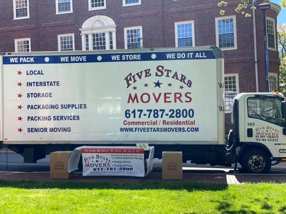 Five Stars Movers, Top-Rated Apartment Movers, Local And Long-Distance Moving Company with Secure Storage Solutions, Serving Boston MA and Newton, MA